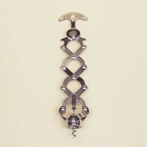 VERY RARE Zig Zag vintage expandable corkscrew vintage bar ware wine opener VGUC